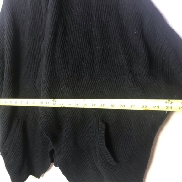 Madewell Sculptor Cardigan Sweater Cocoon Merino Wool Chevron Knit Dolman Sleeve - Picture 14 of 14